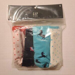 4 PAIRS GAP KIDS GIRLS UNDERWEAR - SIZE SMALL